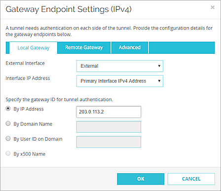 Screenshot of firebox, picture2, gateway endpoint settings, local gateway.